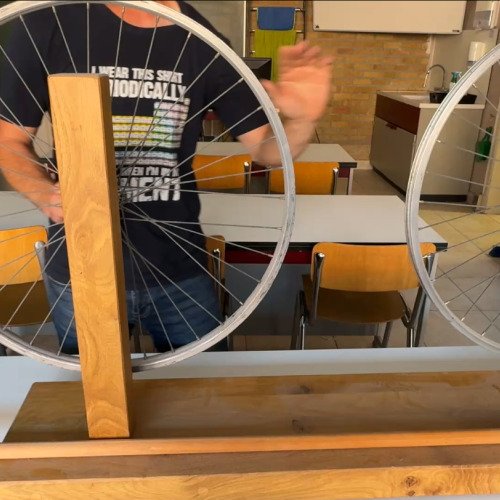 Wiel experiment wetenschapslokaal werkt niet meer