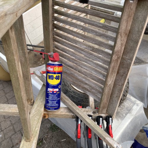 Tuinstoelen oplappen